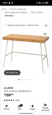 IKEA LILLÅSEN Desk 102x49cm