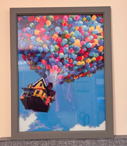 Framed finished diamont art - framed,