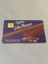 France Telecom Telecarte 50 Milka Lila Pause Promotion Phonecard