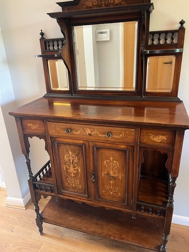 Inlaid mahogany victorian - mahogany,