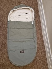 Used Mamas and Papas Ocarro Flip XT XT2 XT3 Grey Fleece Lined Footmuff