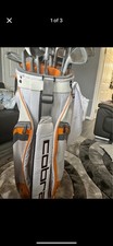 Cobra Golf bag, golf clubs and golf balls. 