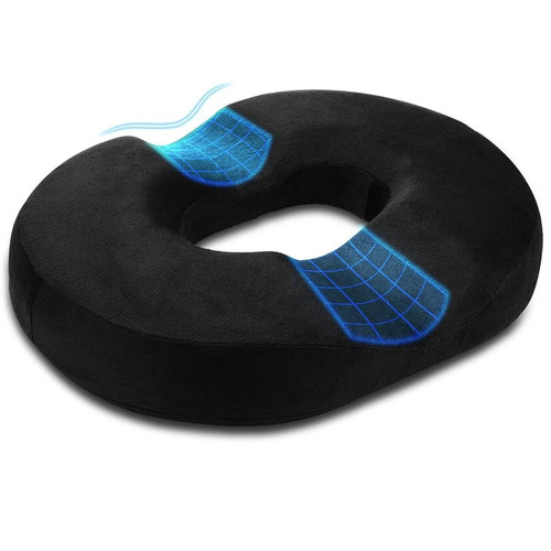 Large donut cushion memory - donut,