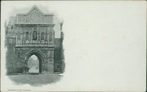 Postcard norwich ethelbert - postcard,