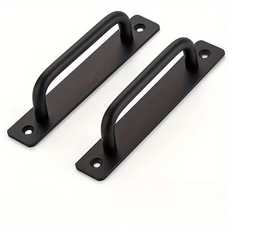 2pcs black door pull - 2pcs,