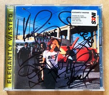 INXS SIGNED CD Elegantly Wasted FULLY SIGNED BY ALL SURVIVING MEMBERS
