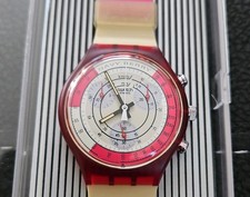 Swatch navy berry Chronograph
