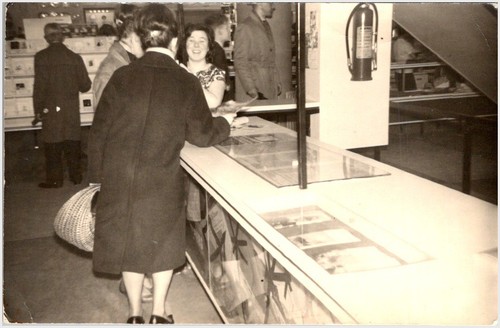 1950s store snapshot clerk - 1950s, &