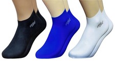 BLUE REEF Swim Socks Anti Verruca 100% Latex Swimming Pool Guard Zig Zag Sole