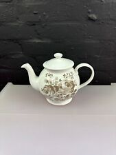 Lisa Stickley London Large Teapot 2.75 Pints Brown Flowers