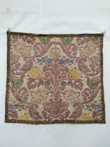 Antique french silk brocade - antique,