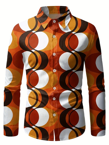 70s disco shirt - disco, gradient