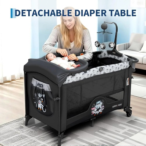 Travel cot foldable - 1,