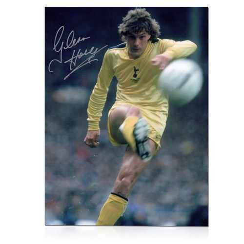 Glenn hoddle signed tottenham - hoddle,