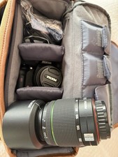 Pentax K-r DSLR Camera + 18-55mm & 50-200mm Lenses, 3 Batteries, Bag Excellent