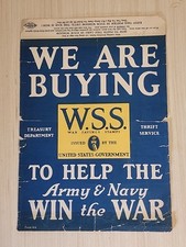 WW1 War Savings Stamps Poster