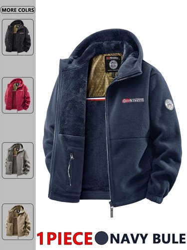 Men outdoor hooded fleece - men’s,