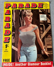 CARON GARDNER, Hammer Horror starlet. EVIL OF FRANKENSTEIN Parade magazine