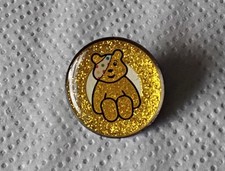Pudsey Bear Glitter Pin Badge