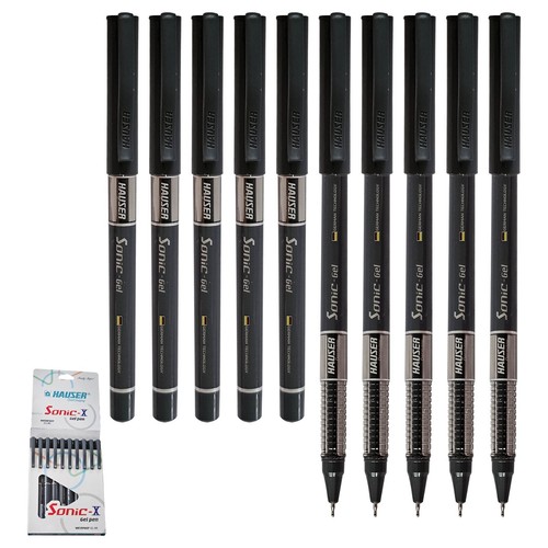 Black gel pens - black, 0.7mm