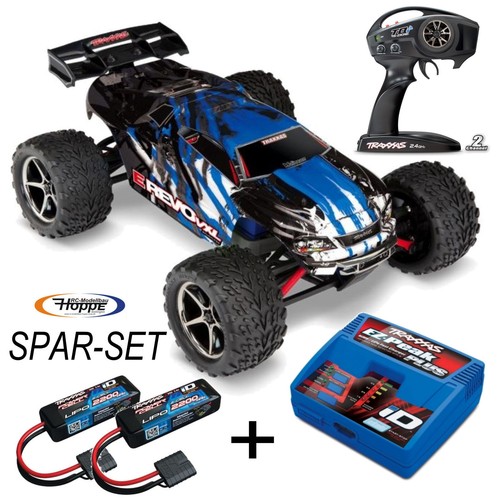 Traxxas revo tsm blue - 1:16,