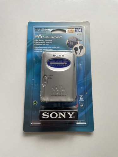 New sony srf fm am - srf-59, fm/am