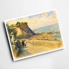 Print cliffs beach - cliffs,