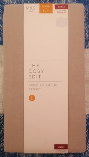 Single duvet cover and - m&s,