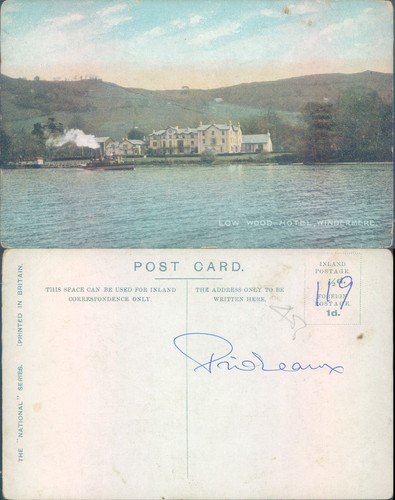 Low wood hotel beside - low,