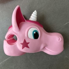  Scooter Blue Unicorn Toy Head T bar decoration Attachment Kids Funny Game Play 