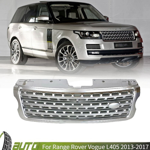New front grille silver - front, fits