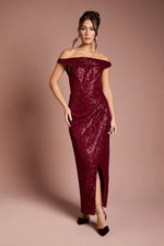 Coast Red Maxi Dress Womens