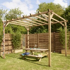 Cerland Magdalie Wooden Pergola 4m x 3m Pressure Treated