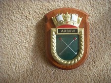 Royal Navy HMS Arrow small ships crest