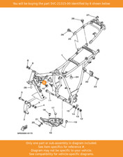 YAMAHA Stay, Engine 1, 5VC-21315-00 OEM TW125