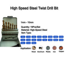 HSS Cobalt Metal Drill Bit Set