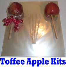 25 Wooden Toffee Apple Sticks