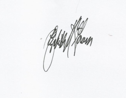 Elizabeth mcgovern autograph - elizabeth,