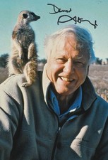 David Attenborough Hand Signed