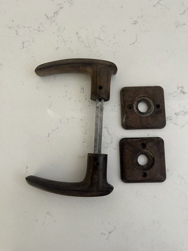 Pair vintage bakelite door - vintage,