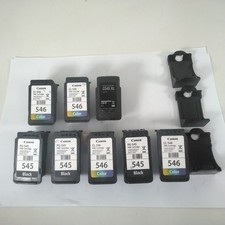 X8 Canon Empty Used Ink Cartridges 545 Black 546 Colour Joblot Bundle