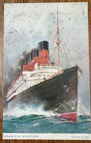 Cunard rms mauretania ocean - rms,