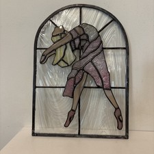 Vintage Arch Window Stained