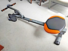 Bodyfit Rowing Machine D7772, 12 Resistance Levels. Grey - Black. VGC. RRP: £90