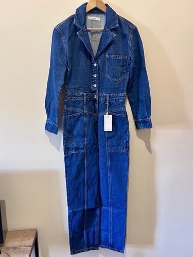 Mango denim western jumpsuit - denim,
