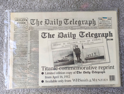 The daily telegraph titanic - daily,