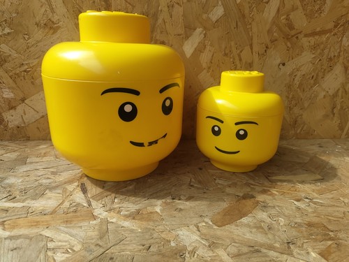 Lego head large storage box - storage,