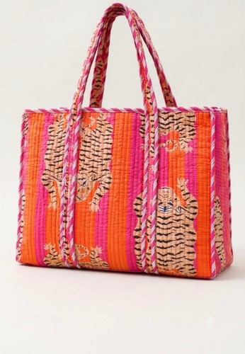 Small tote bag indian - bag,, quilted
