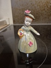 Decorative Chinese Ceramic Bell In The Shape Of Victorian Lady