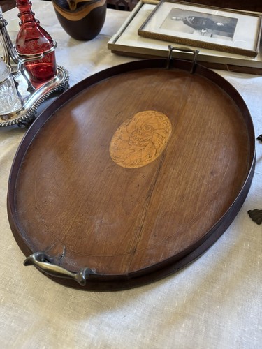 Edwardian mahogany serving - edwardian,
